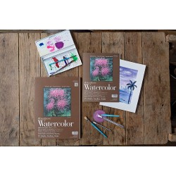 Strathmore A3 BLOCK Watercolour (30.5X40.6 CM x 15 sheets) 300 g/m2 Cold Press natural white paper color 400 Series Heavyweight (16*12 IN)